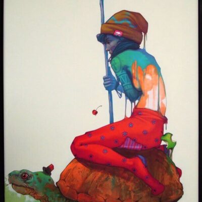 Etam - The journey, acrylics & oils on canvas, 120x80cm, 2012