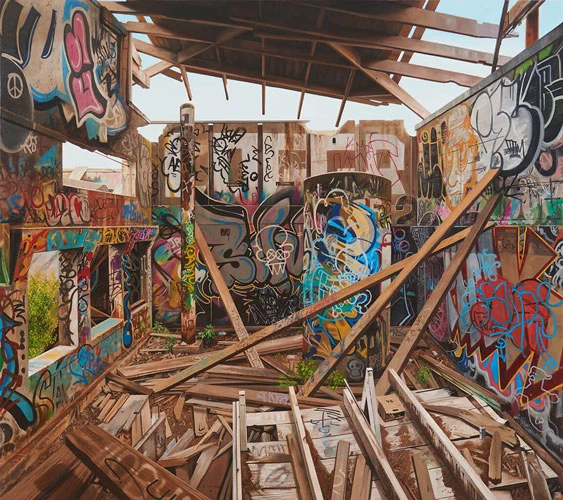 Jessica Hess, Break Free, 2019, Acrylic and oil on canvas 185cm x 165cm
