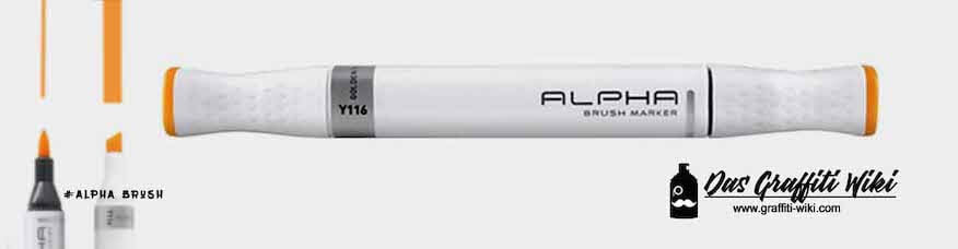 Produktbild von einem Alpha Brush Graffiti Stift 