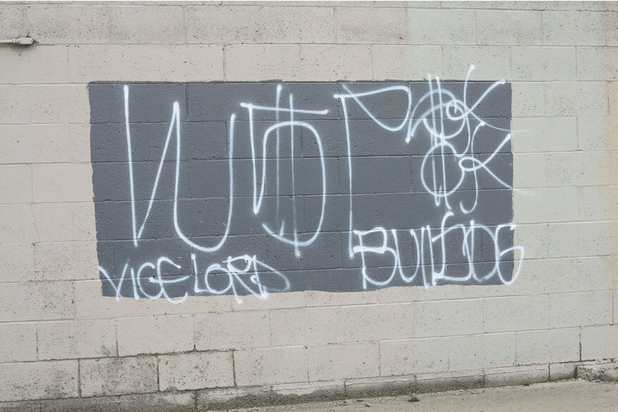 Gang-Graffiti in Compton