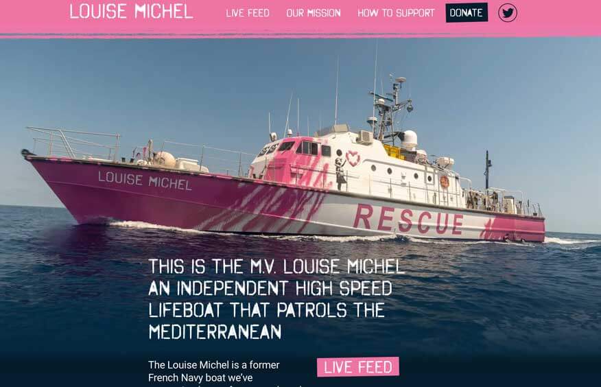 Luise-Michel Bansksy-Art