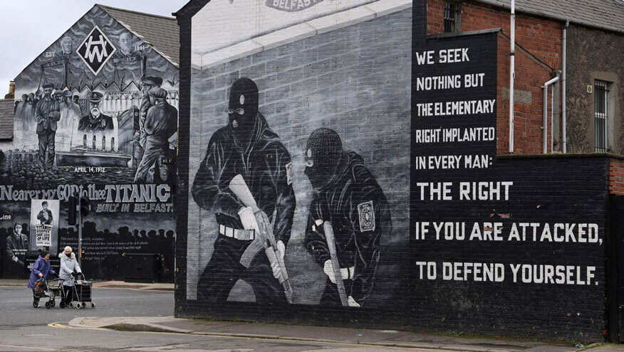 A Polical-Graffiti in Bellfast