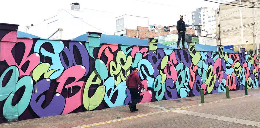  Beispiel Bubble Style - Graffiti Style