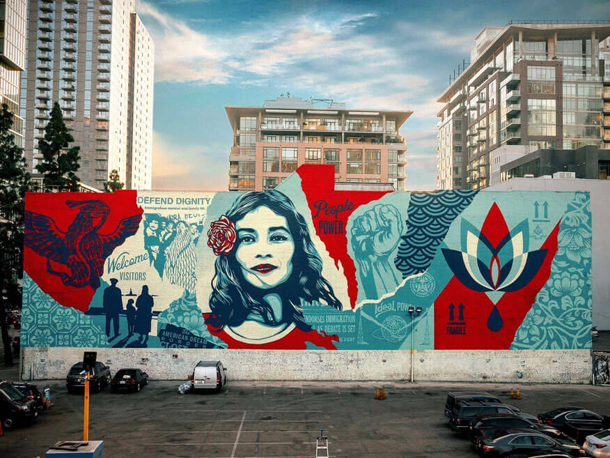 Defend Dignity von Shepard Fairey