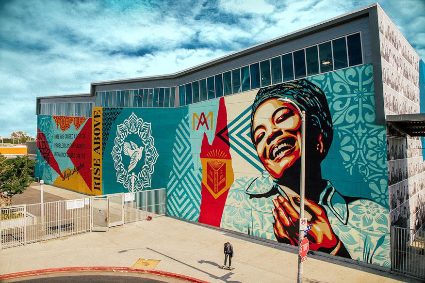 Shepard-Fairey - Maya Angelou Rise Above