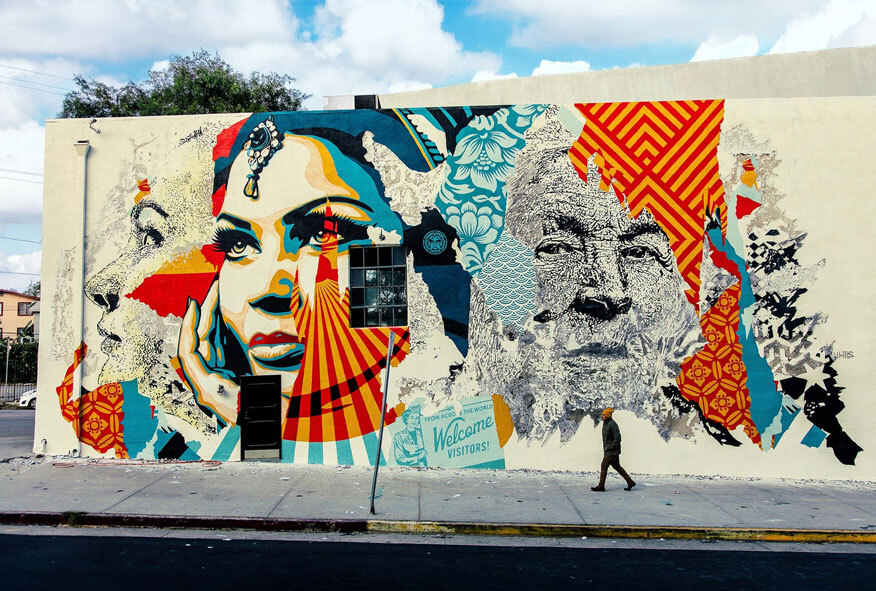 American Dreamers von Shepard Fairay und Vhils