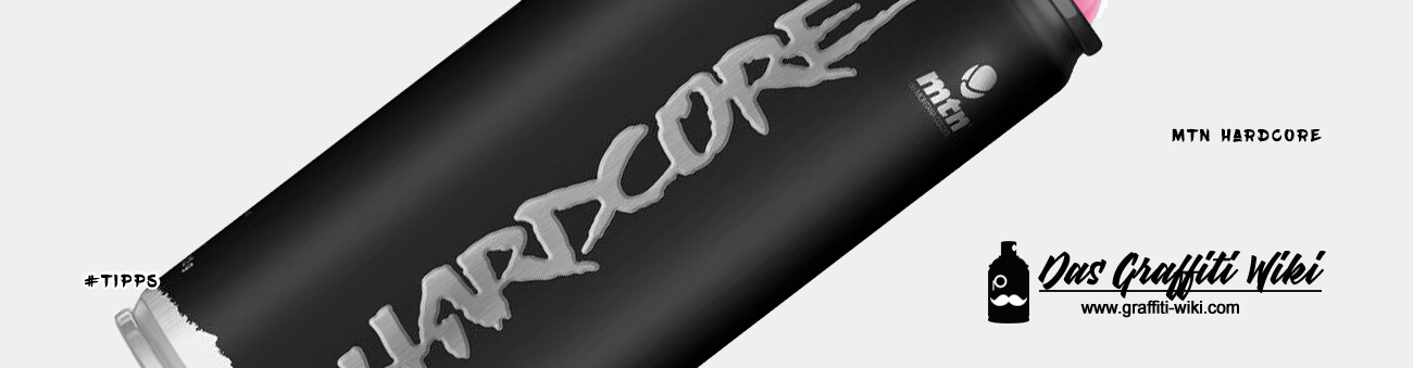 Die Graffiti Spraydosen der "Hardcore" Serie