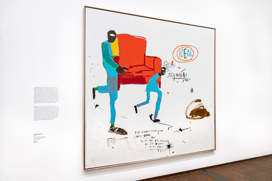 Jean-Michel Basquiat "Light Blue Movers"