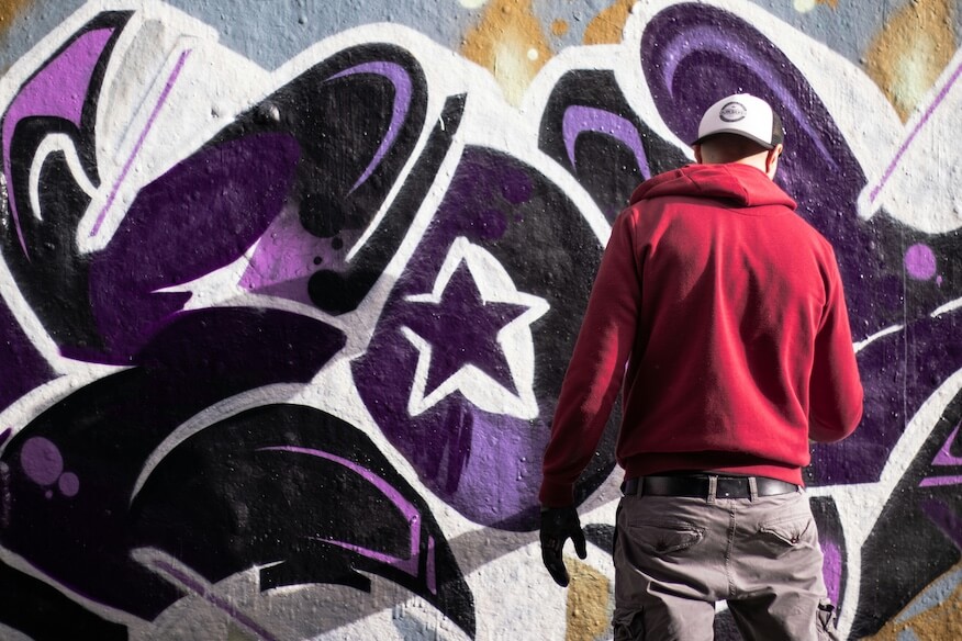 Graffiti-Buchstaben und Fehleranalyse